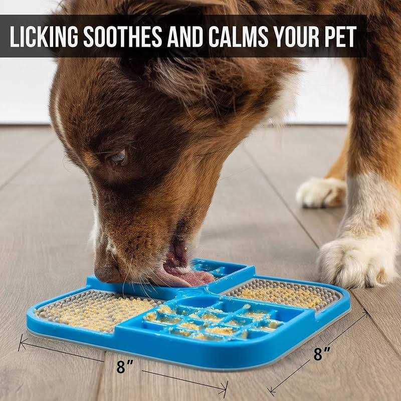 Alternative view of Hyper Pet IQ Treat Lick Mat for Dogs Dog Slow Feeder & Cat Lick