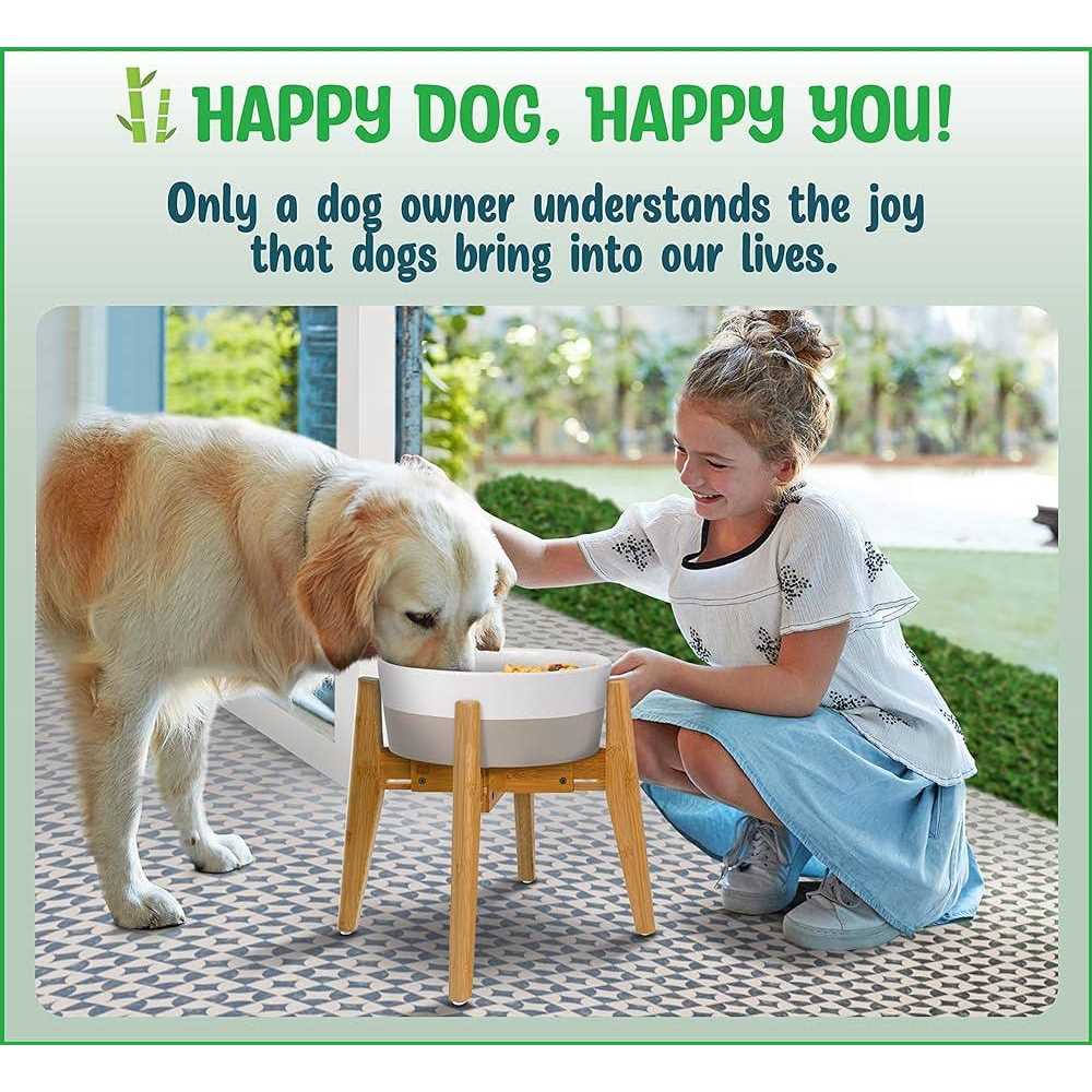 Alternative view of ZPirates Dog Bowl Stand Dogs Height Width Adjustable