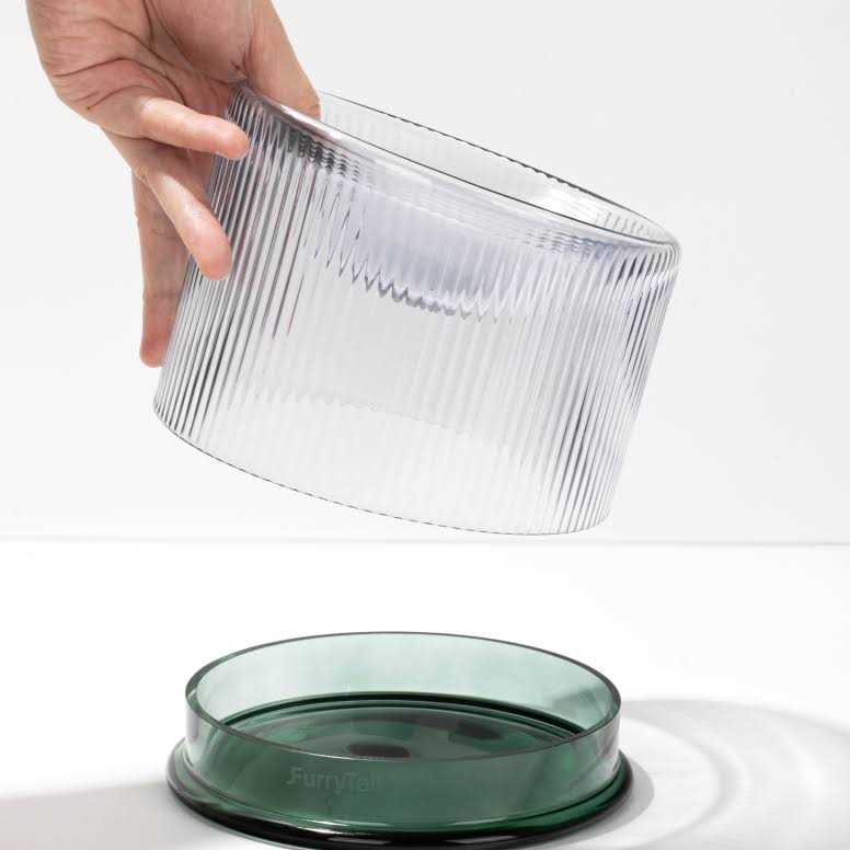 Alternative view of Fooddict Handmade Glass Cat Bowl