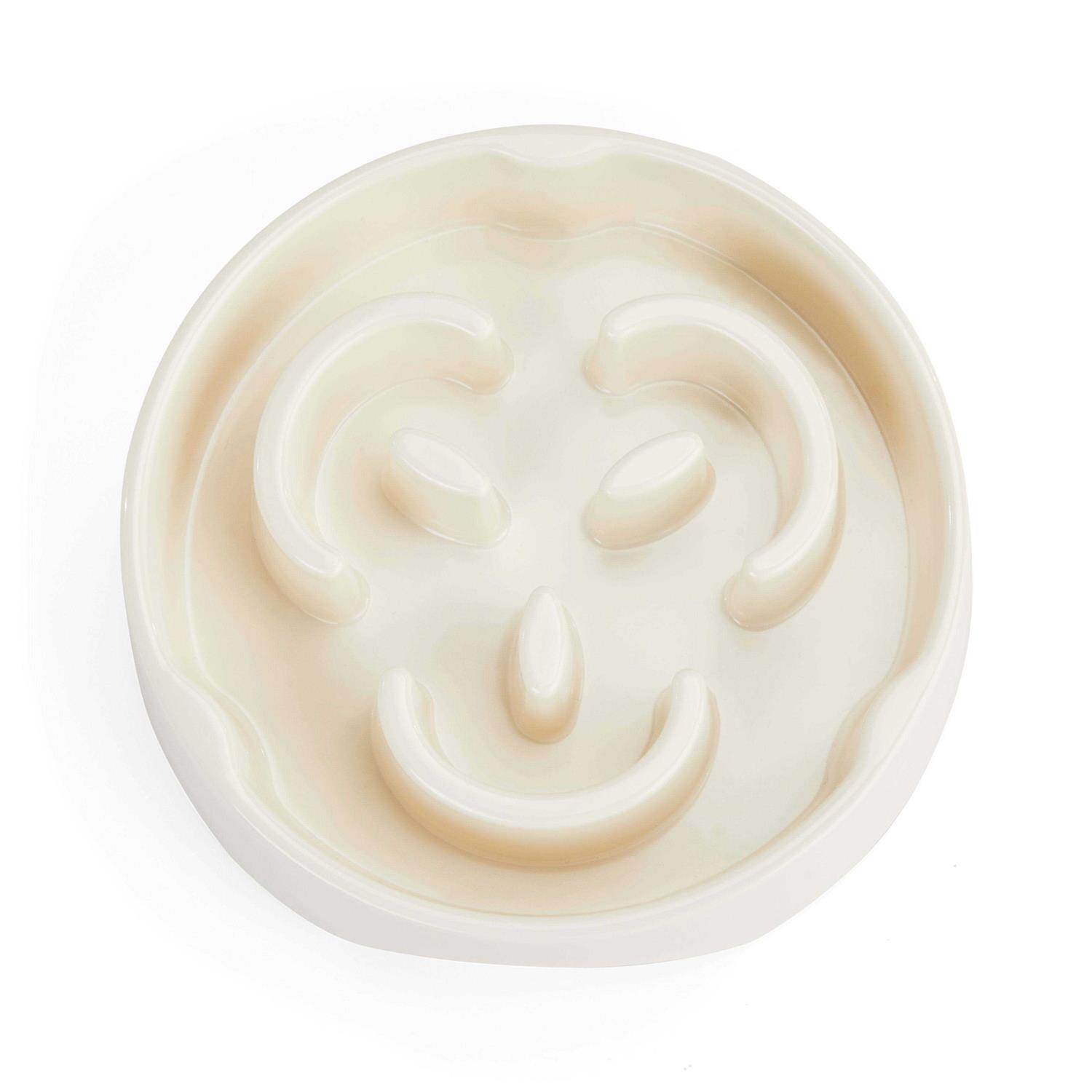 Alternative view of EveryYay Slow 1.6 Cups White Dog Feeder