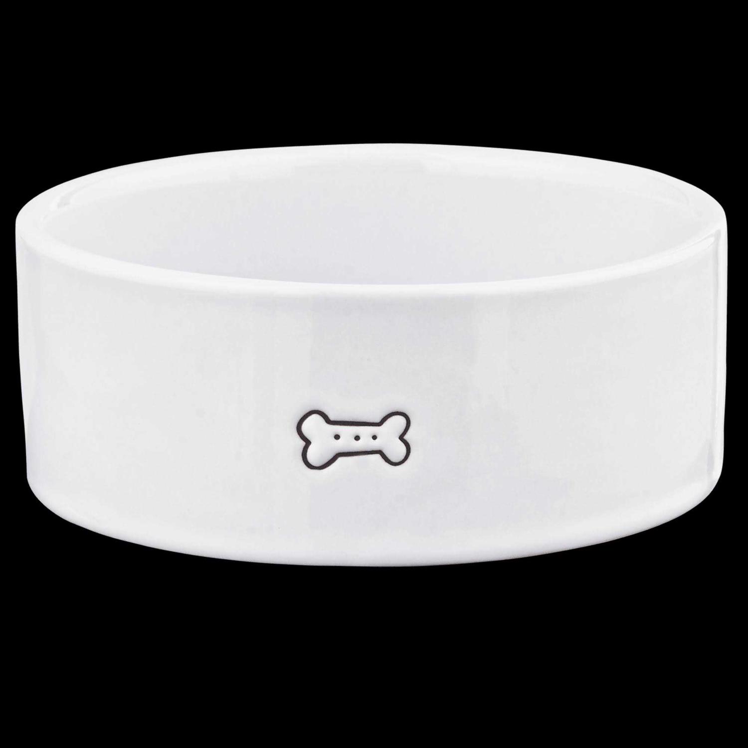 Alternative view of EveryYay Dining In Good Ceramic Dog Bowl