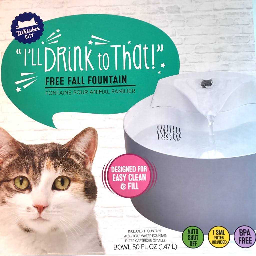 Alternative view of Whisker City Free Fall Cat Fountain