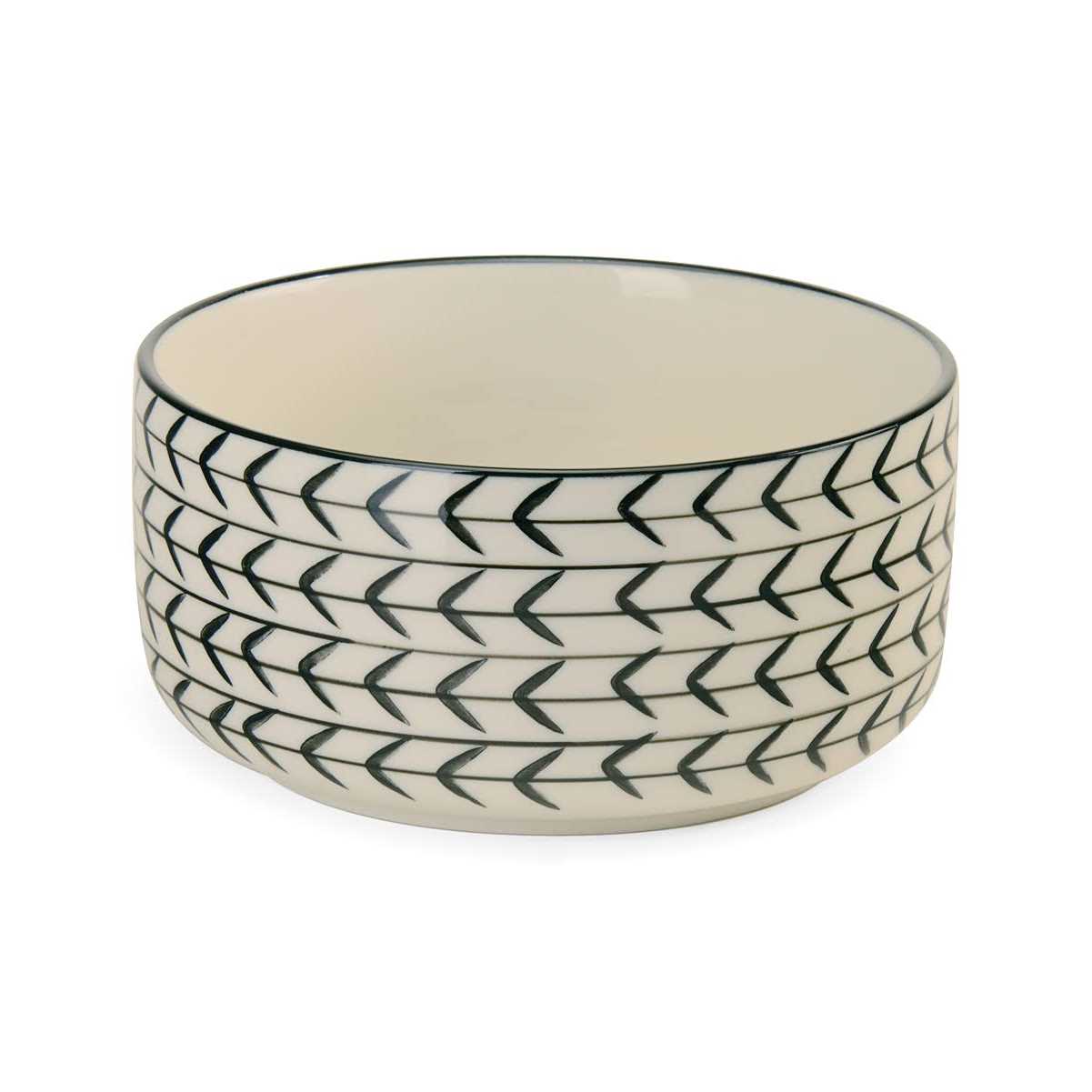 Alternative view of Signature Housewares Black Arrow Dog & Cat Bowl