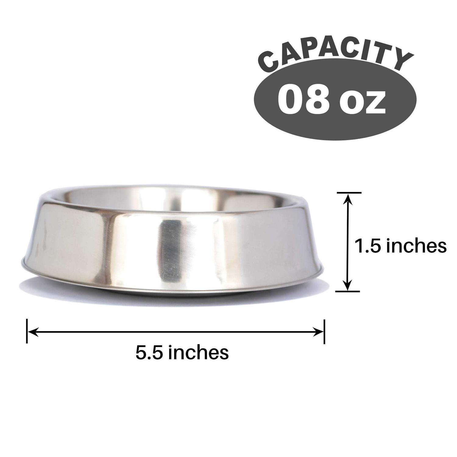 Alternative view of Iconic Pet 2 pack Anti Ant Stainless Steel Non Skid Pet Bowl for Dog or Cat