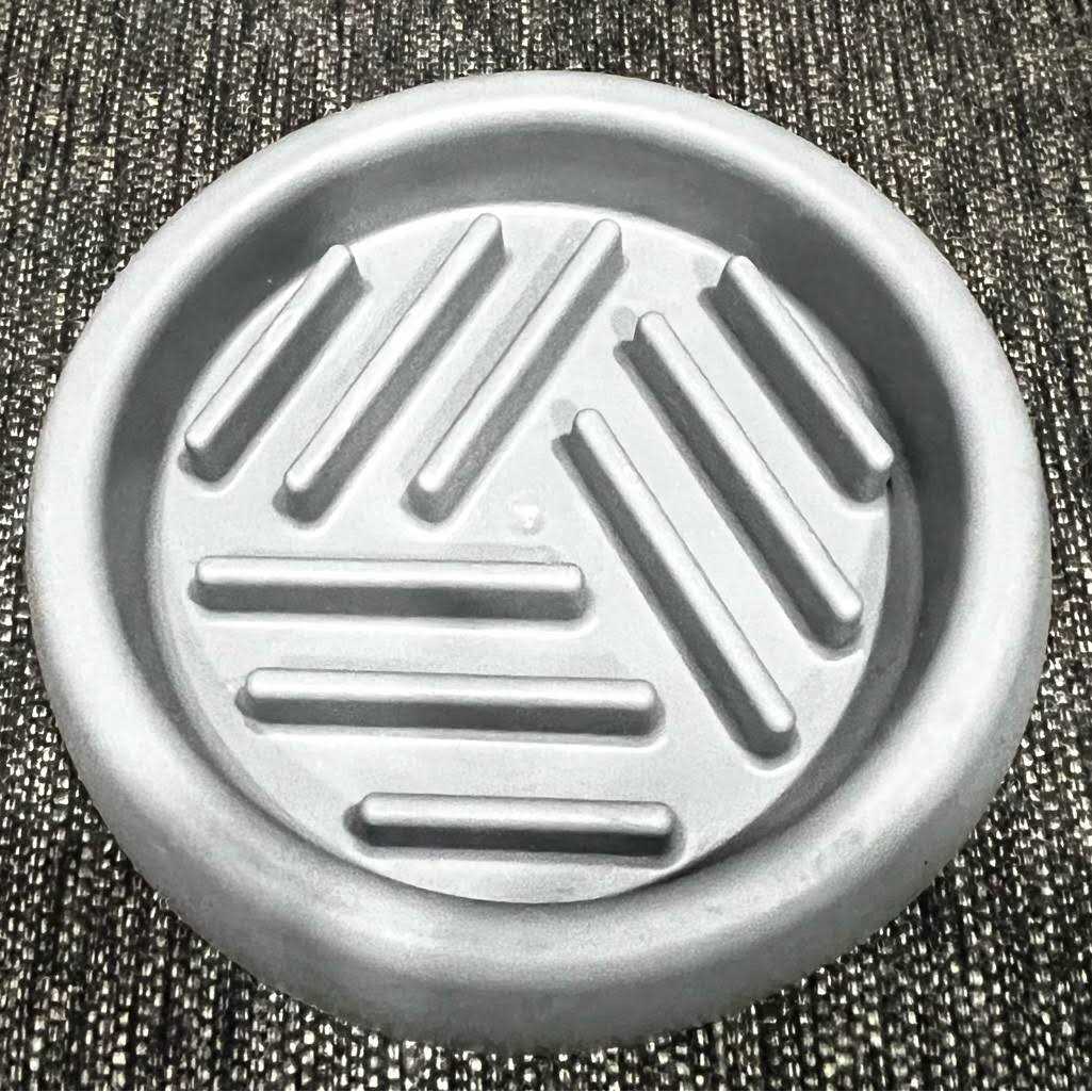 Alternative view of Top Paw Grey Puzzle Slow-Feeder Dog Bowl