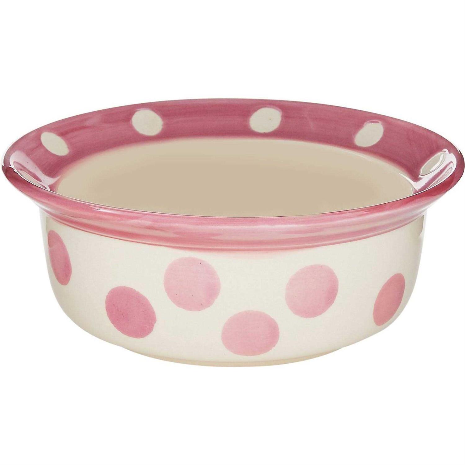 Alternative view of Petrageous Designs Polka Paws Bowl