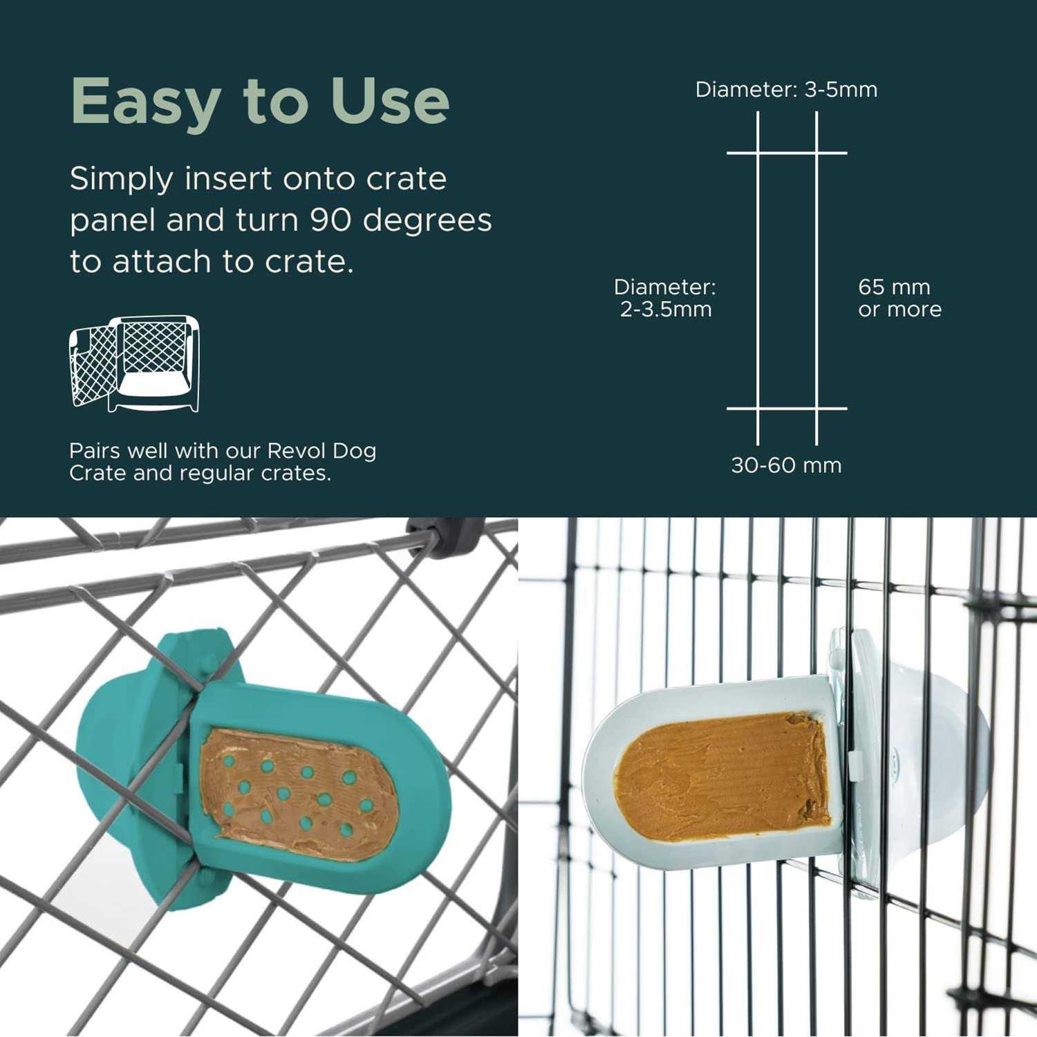Alternative view of Diggs Groov Crate Training Aid