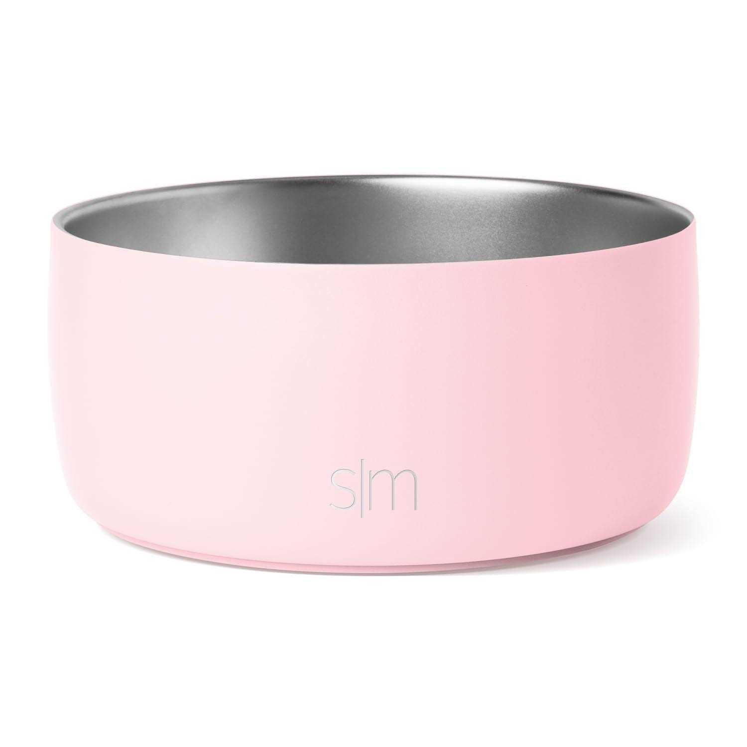 Simple Modern Stainless Steel Pet Water Bowl for Dogs & Cats