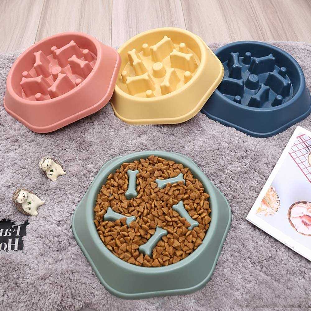 Alternative view of CAISHOW Slow Feeder Dog Bowl Anti Gulping Healthy Eating Interactive Bloat Stop Fun Alternative Non Slip Dog Slow Food Feeding Pet Bowl Slow Eating
