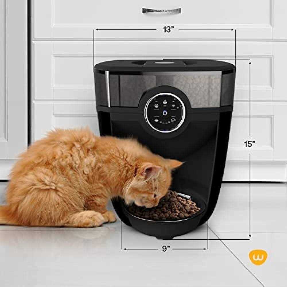 Alternative view of Whisker Feeder-Robot Wi-fi Cat & Dog Auto-Feeder with Hopper & Backup Battery Compatibility