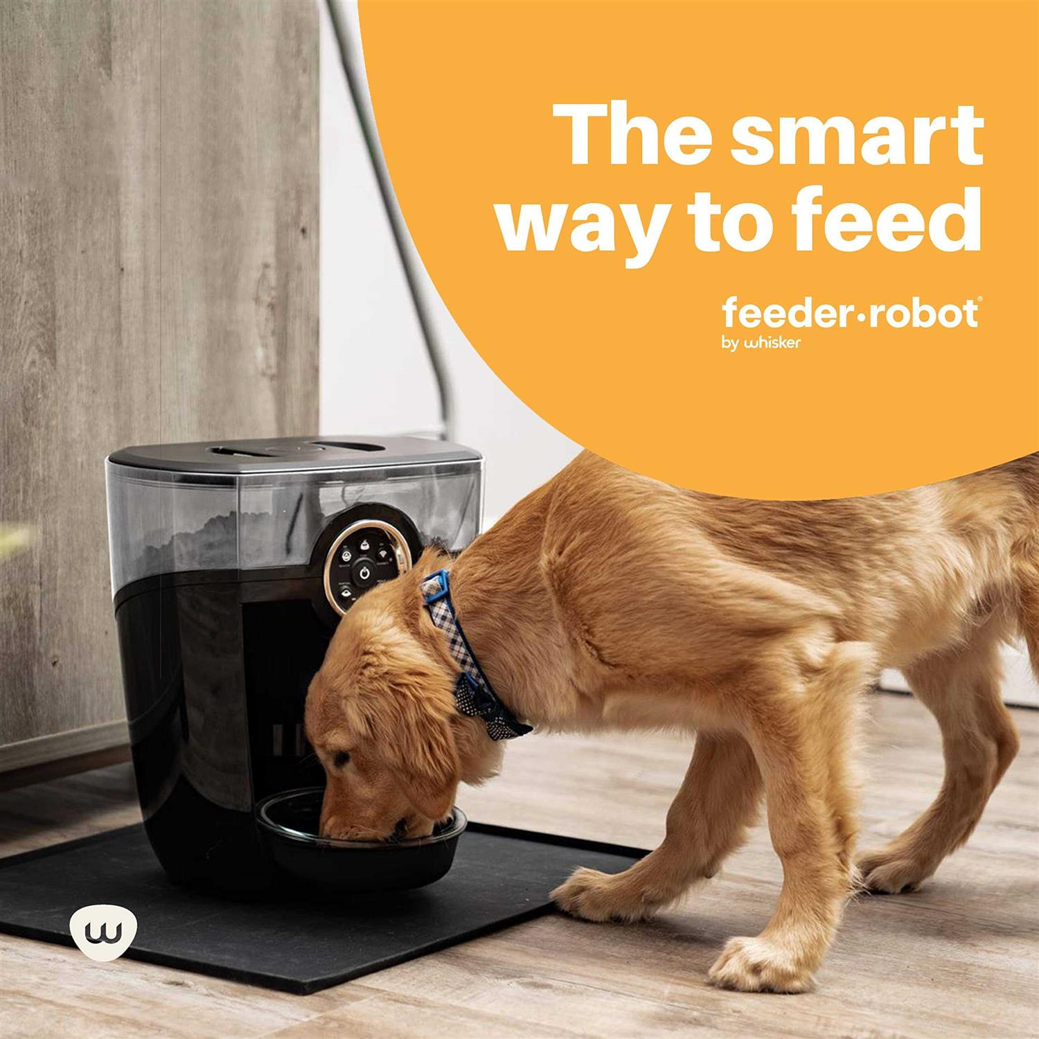 Alternative view of Whisker Feeder-Robot Wi-fi Cat & Dog Auto-Feeder with Hopper & Backup Battery Compatibility