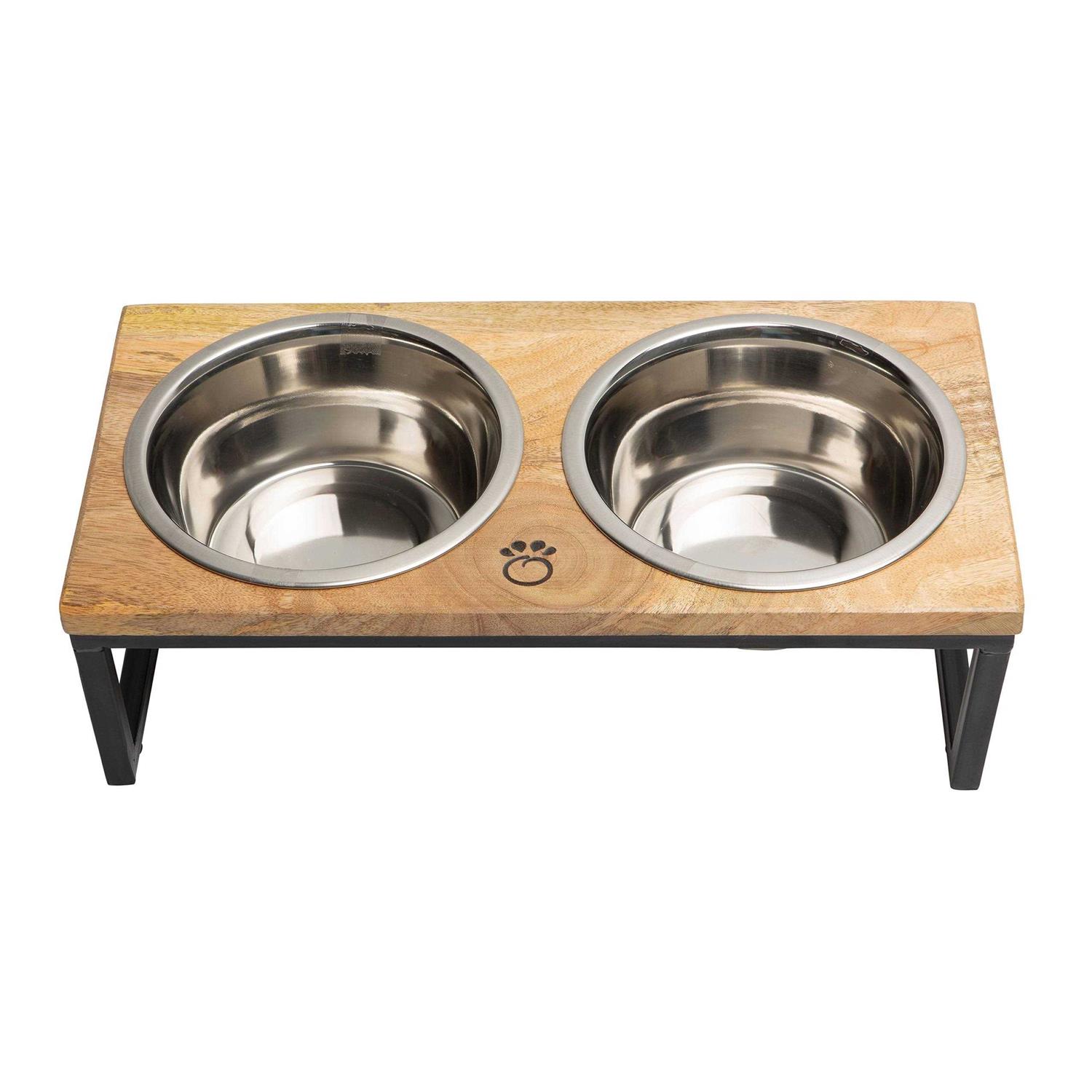 Alternative view of GF Pet Elevated Wood & Metal Feeder
