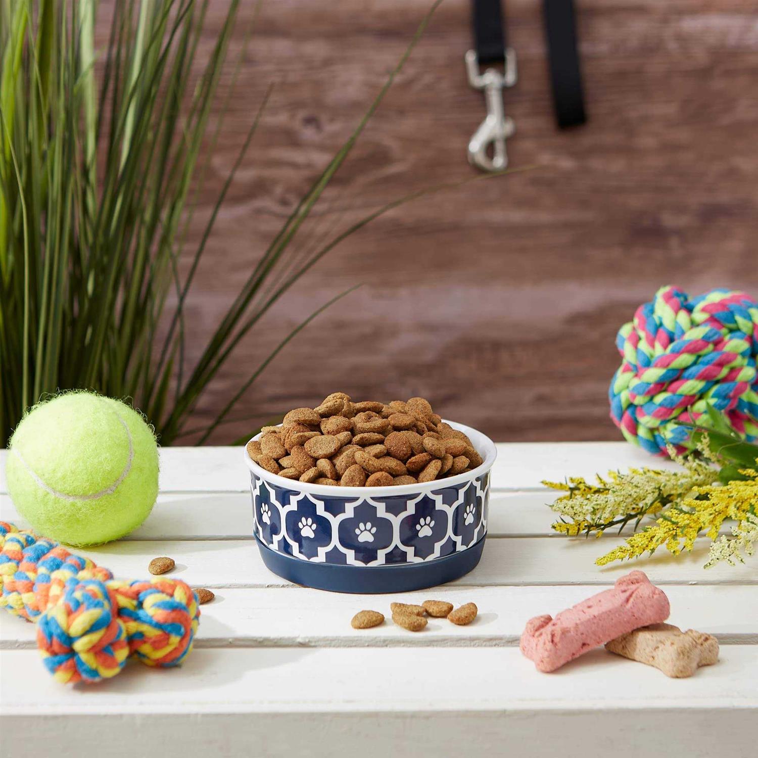 Alternative view of Bone Dry Lattice Pet Bowl