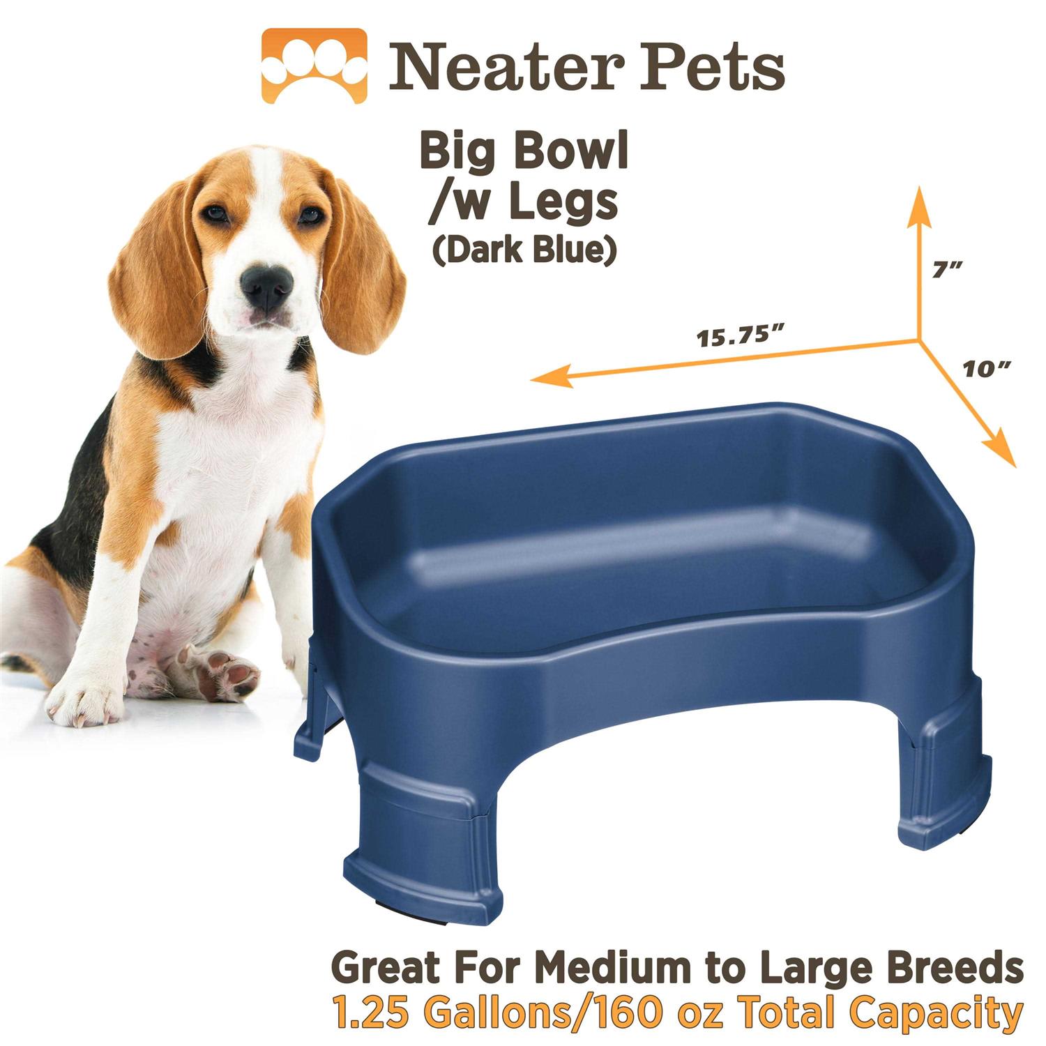 Alternative view of Neater Pet Brands Bowl with Leg Extensions Huge Jumbo Trough Style Dog Pet Water Dish