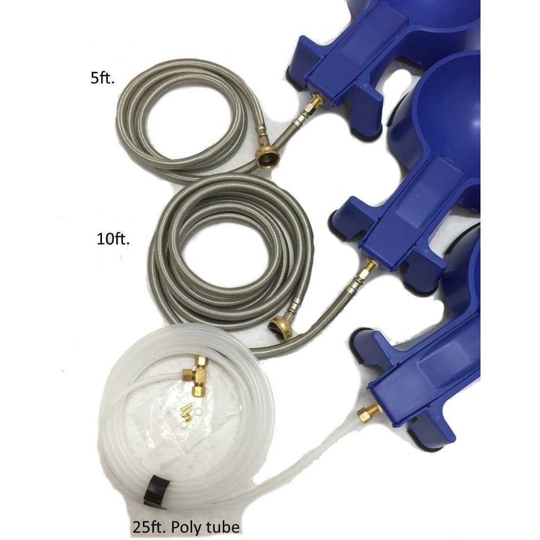 Alternative view of Easy-Clean Water Bowl The Easy-Clean Auto-Fill Water Bowl For Dog with Long Stainless Steel Hose