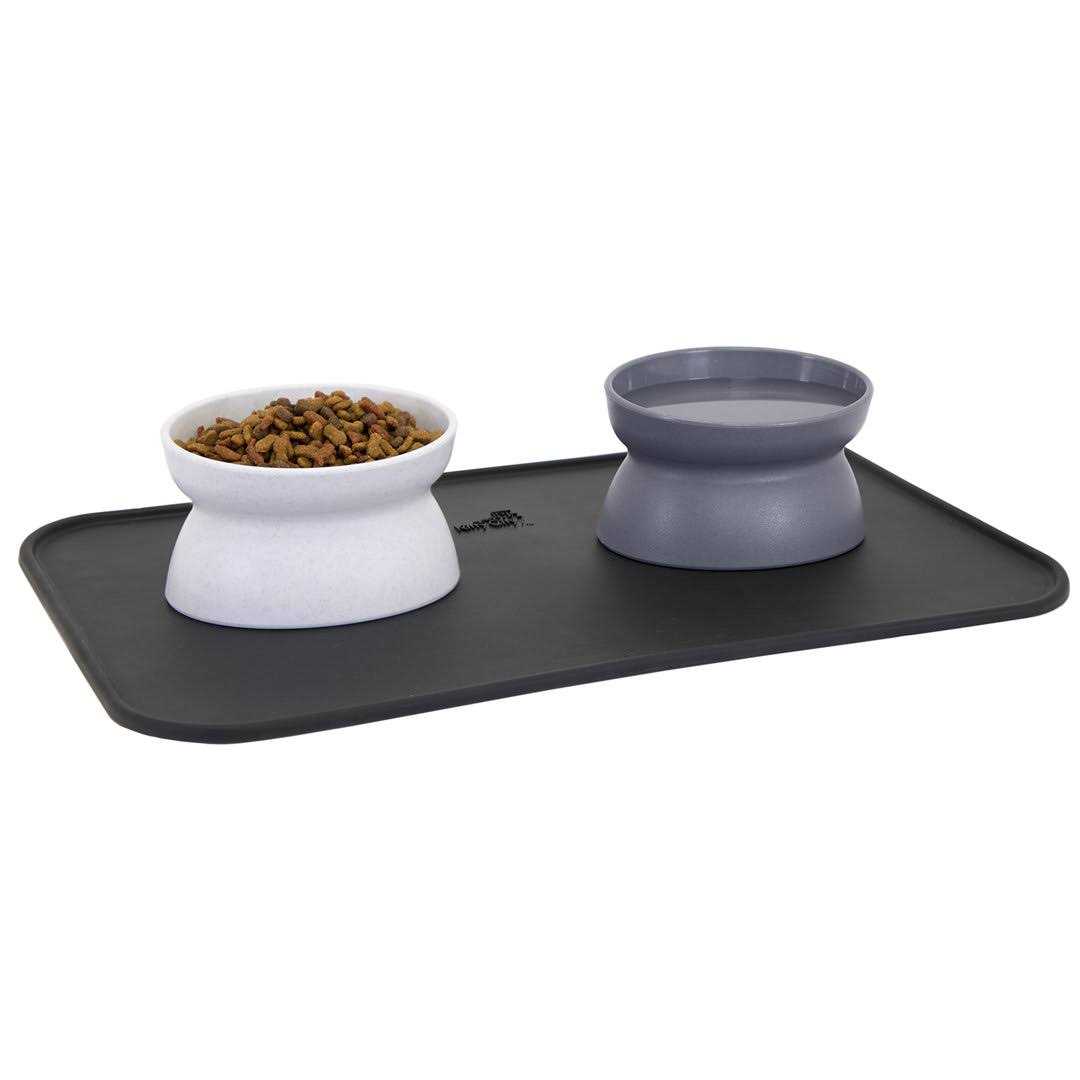 Alternative view of Kitty City Raised Cat Food Bowl Collection_Stress Free Pet Feeder and Waterer