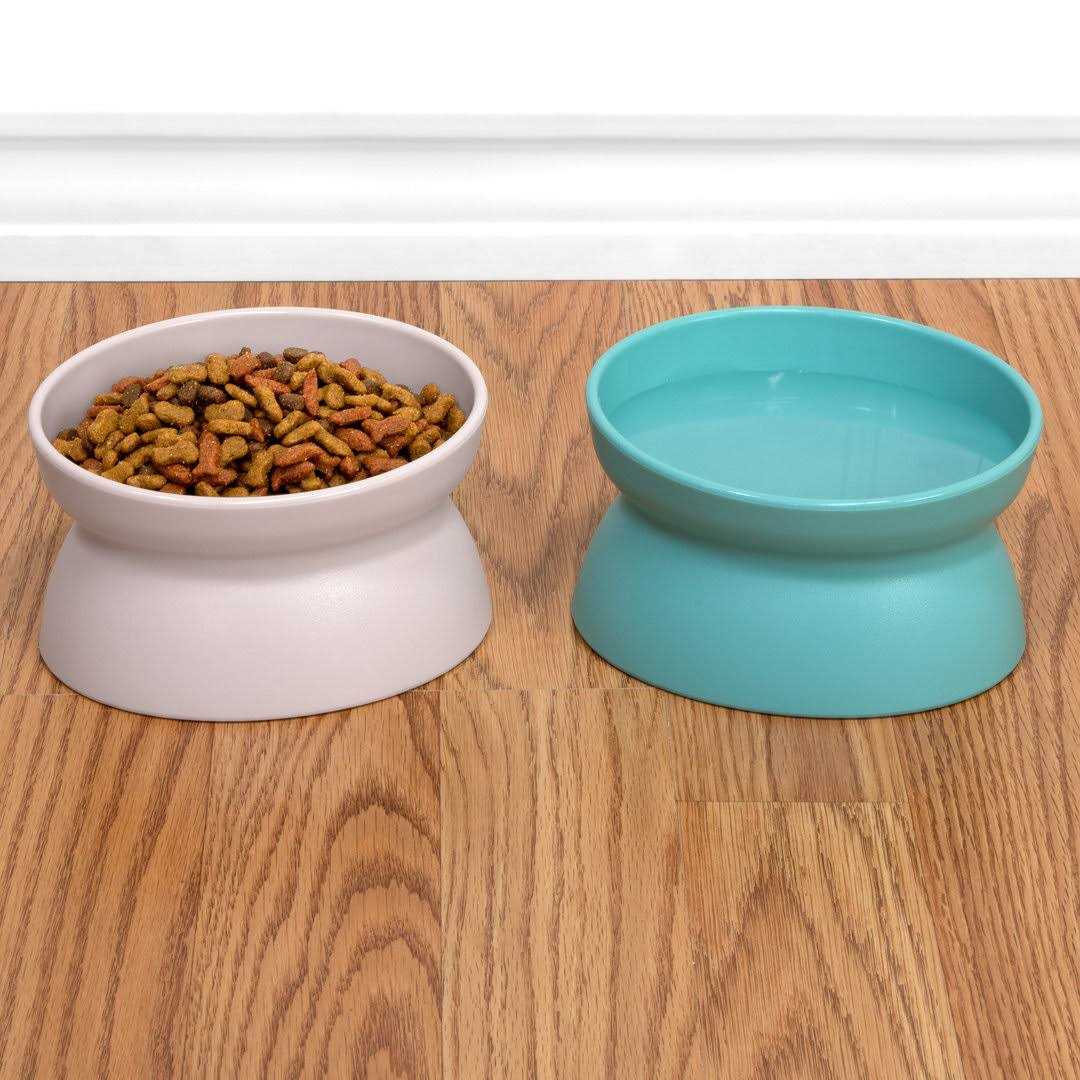 Alternative view of Kitty City Raised Cat Food Bowl Collection_Stress Free Pet Feeder and Waterer
