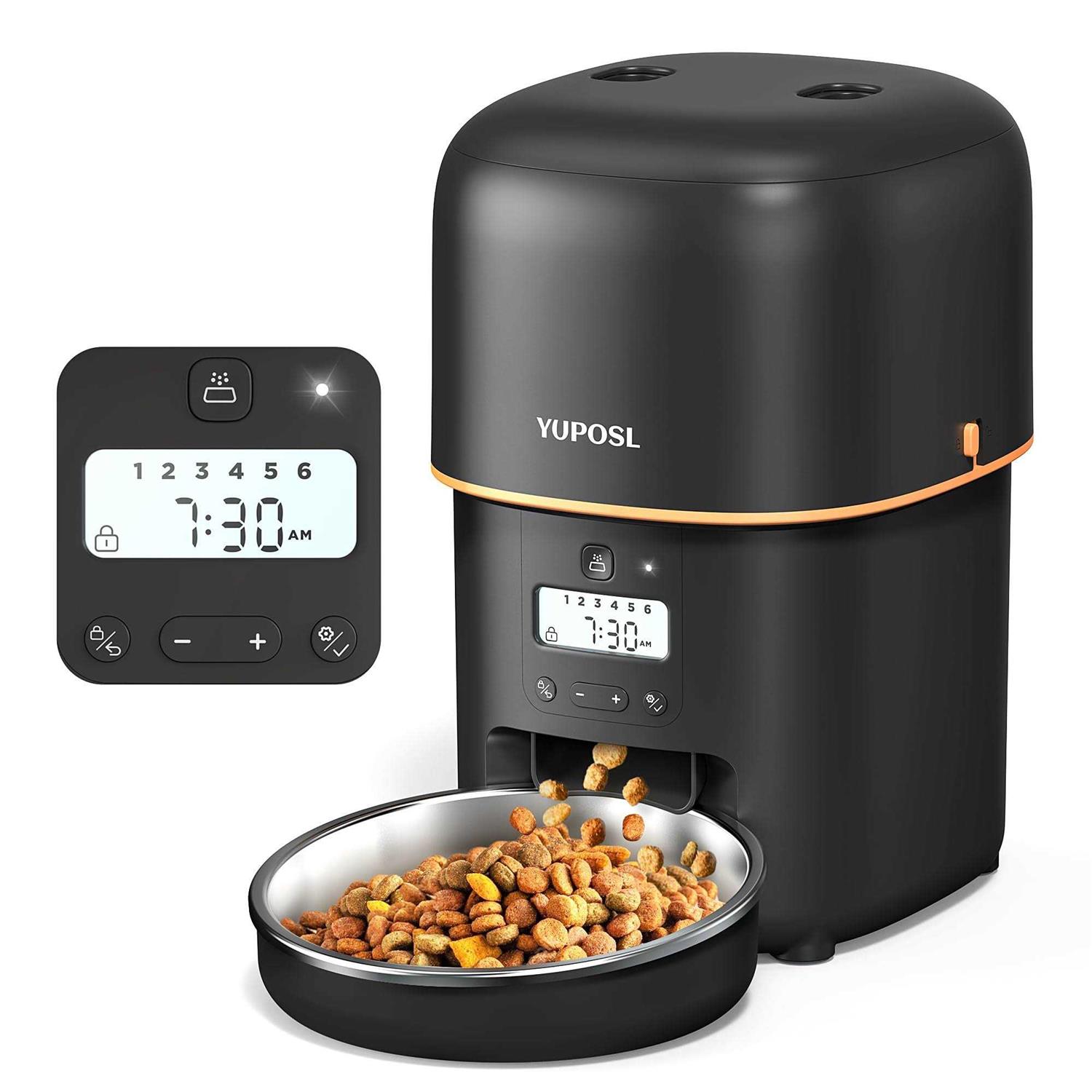 Yuposl Automatic Cat Feeders 8cup/68oz Cat Food Dispenser Easy to Use