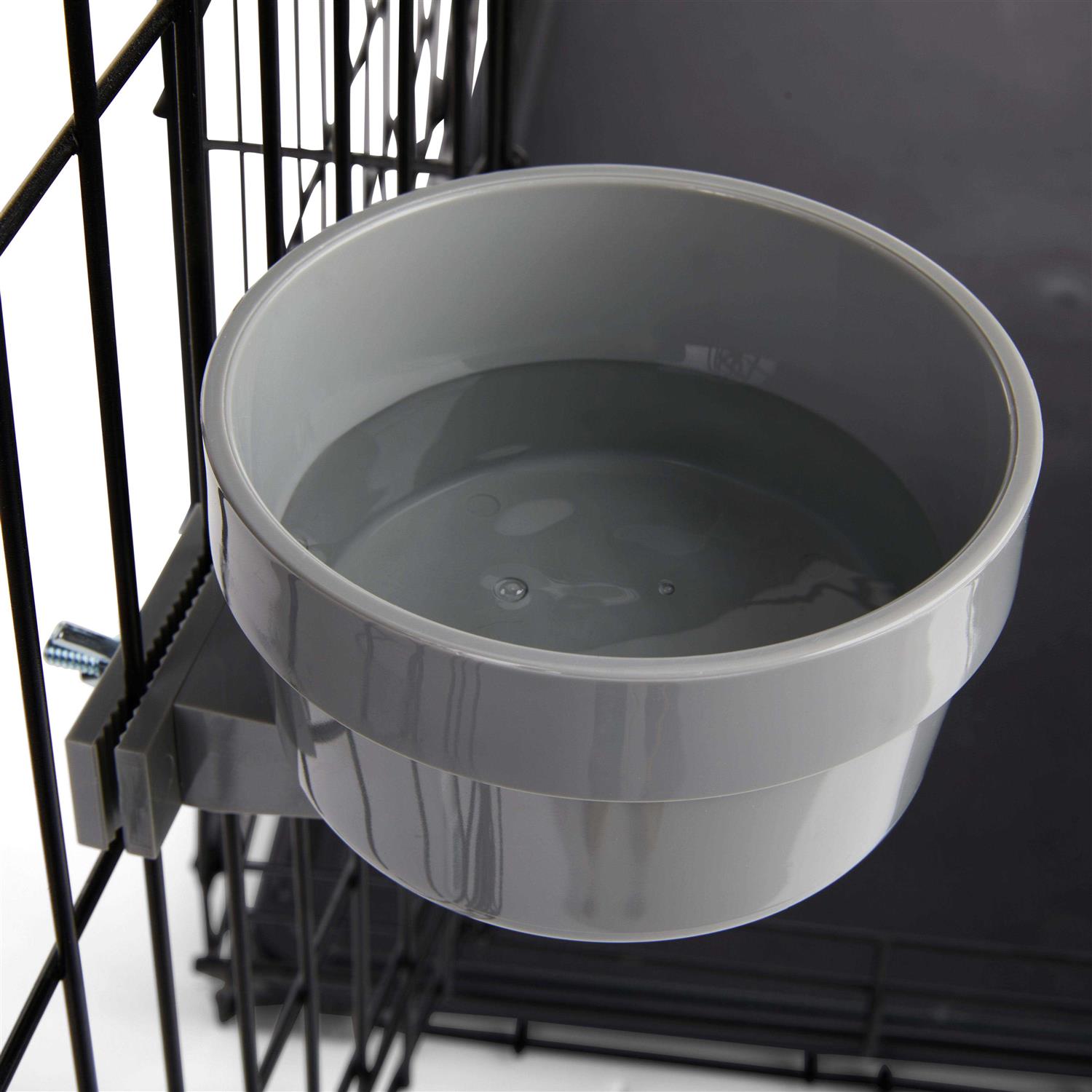 Alternative view of EveryYay Food & Water Grey Dog Crock