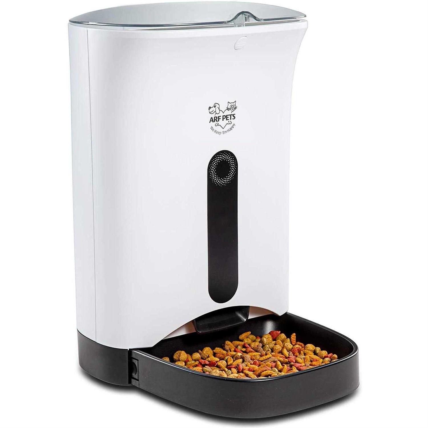 Arf Pets Automatic Pet Feeder Food Dispenser for Dogs