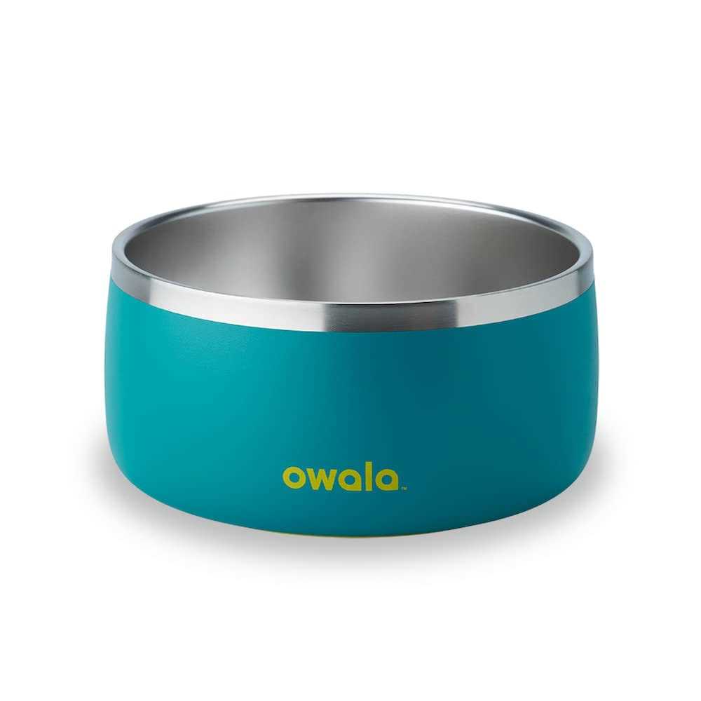 Owala Pet Bowl Durable Stainless Steel Food & Water Bowl Pink