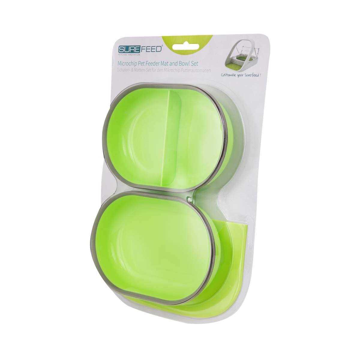 Alternative view of SureFeed Pet Bowl and Mat Set