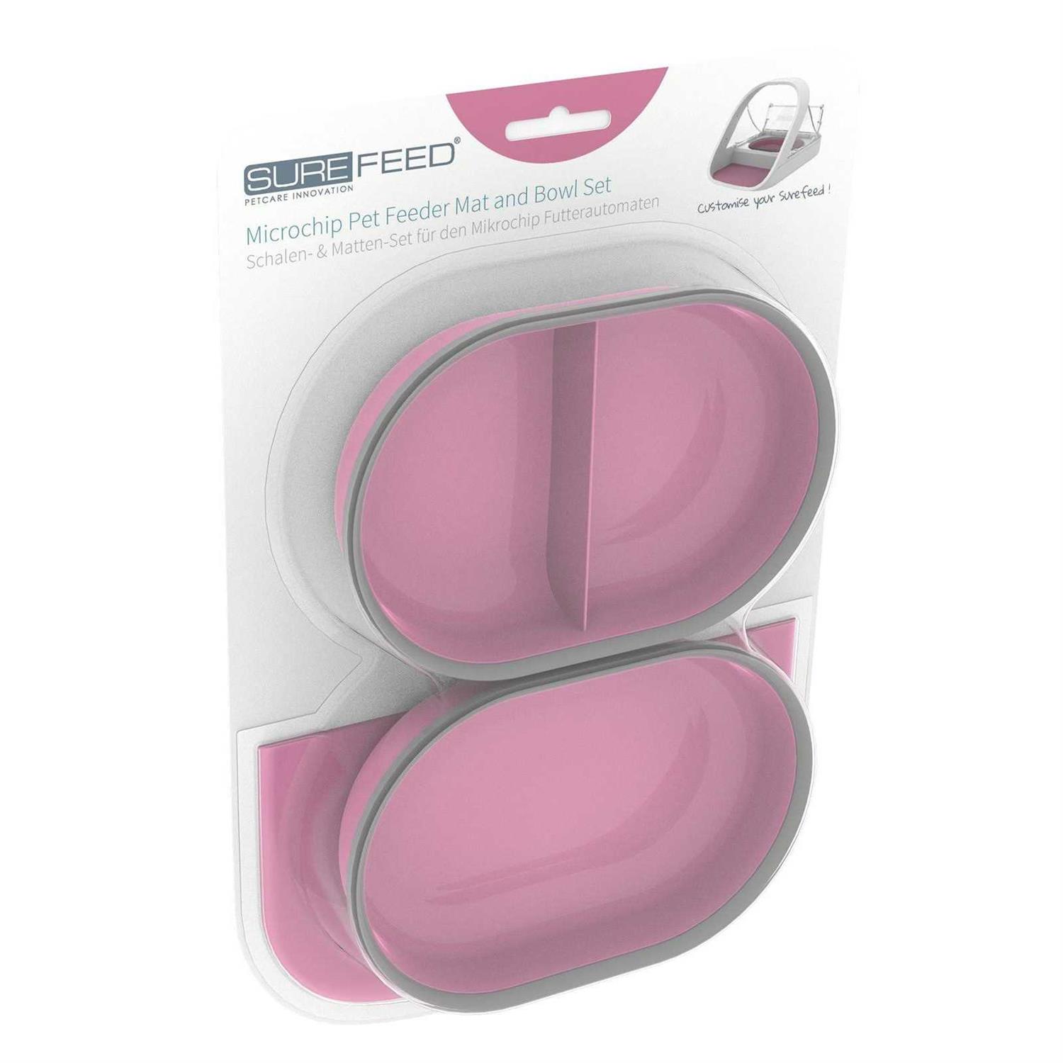 SureFeed Pet Bowl and Mat Set