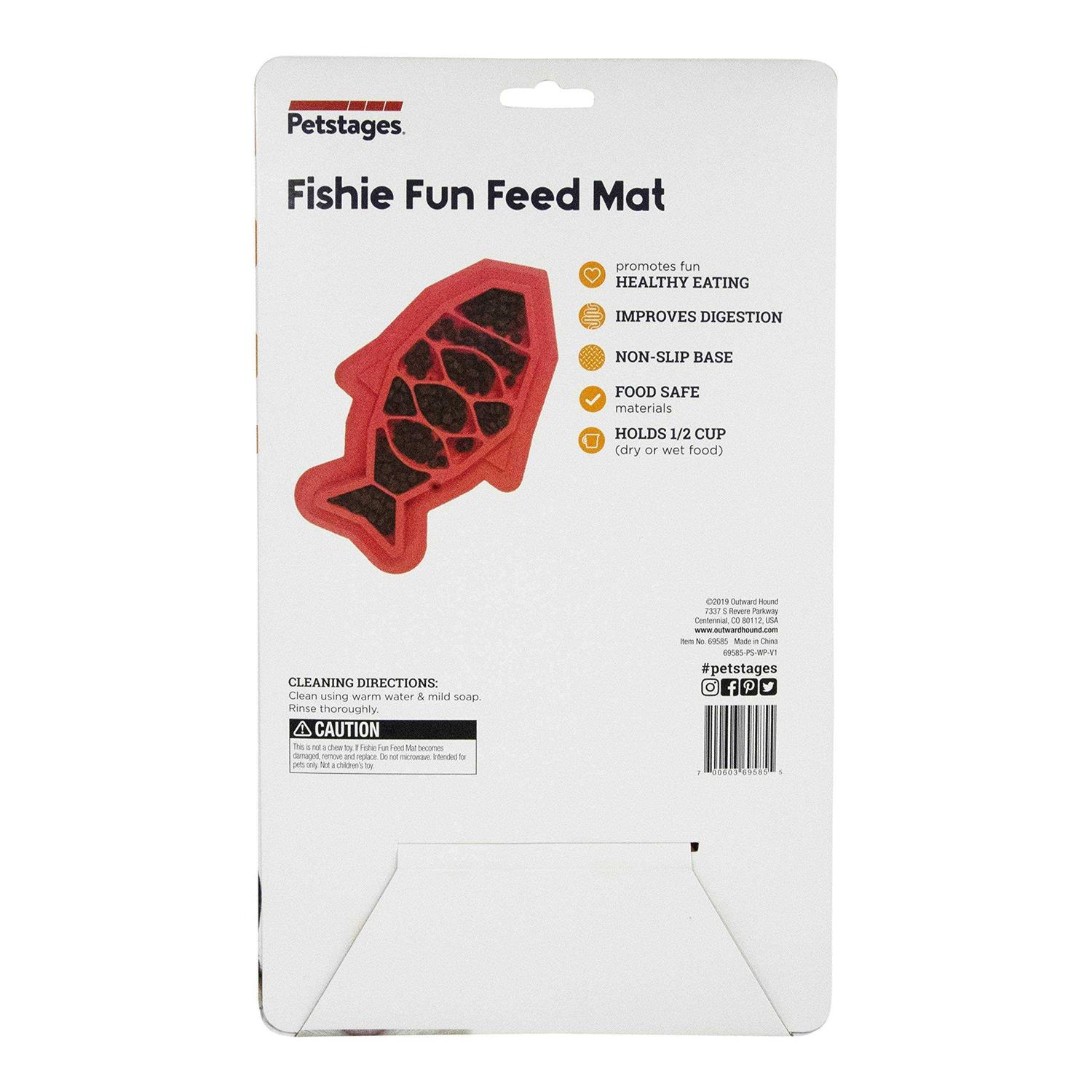 Alternative view of Petstages Fishie Fun Feed Mat Cat Feeder