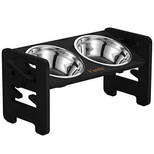Alternative view of Vantic Elevated Dog Bowls-Adjustable Raised Dog Bowls with Stand for Small Size Dogs and Cats,Durable