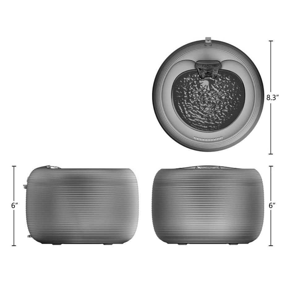 Alternative view of TUG Nugget Lite Pet Water Fountain 2.5 L Drinking Fountain for Cats and Dogs