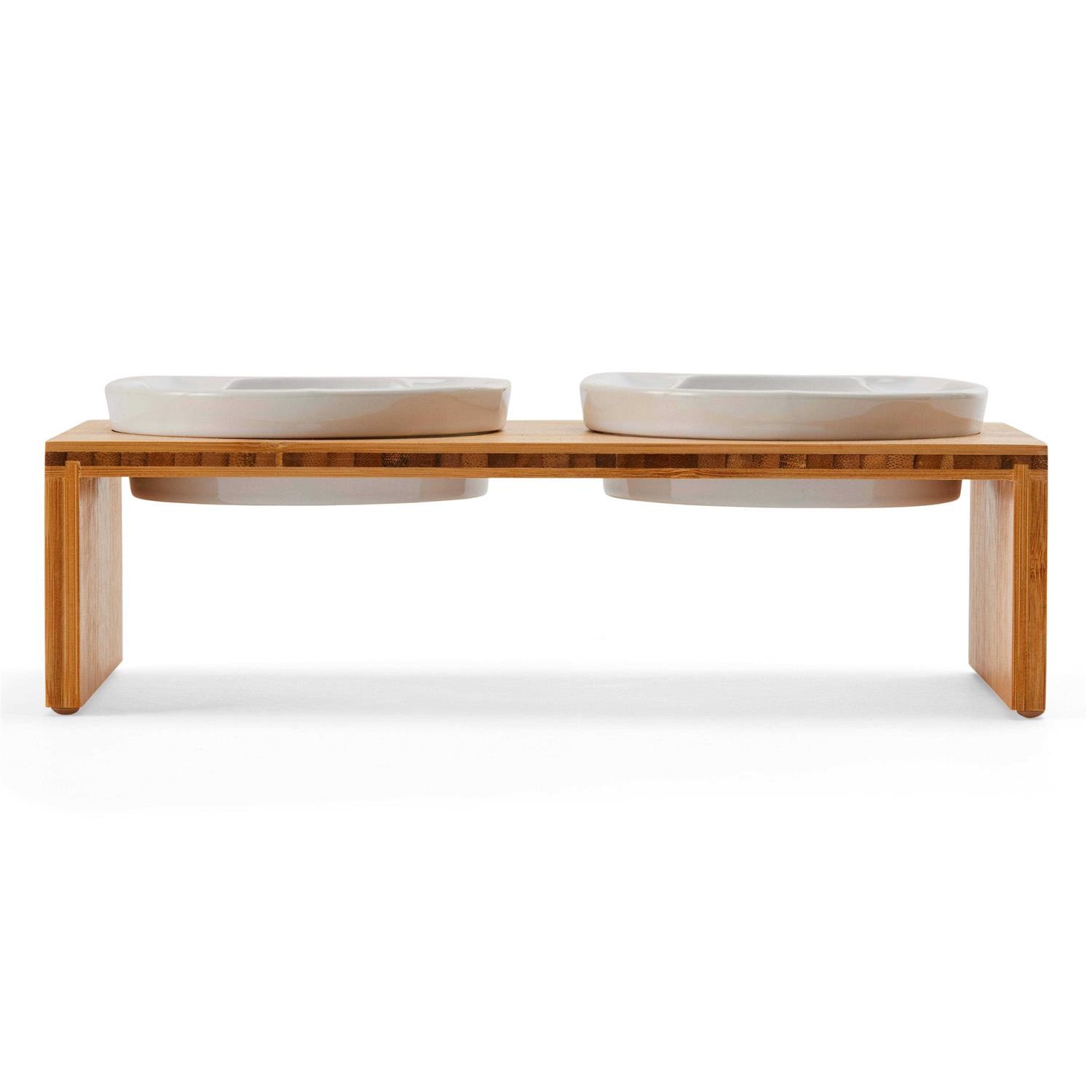 Alternative view of EveryYay Cat Head Double Diner Cat Bowl