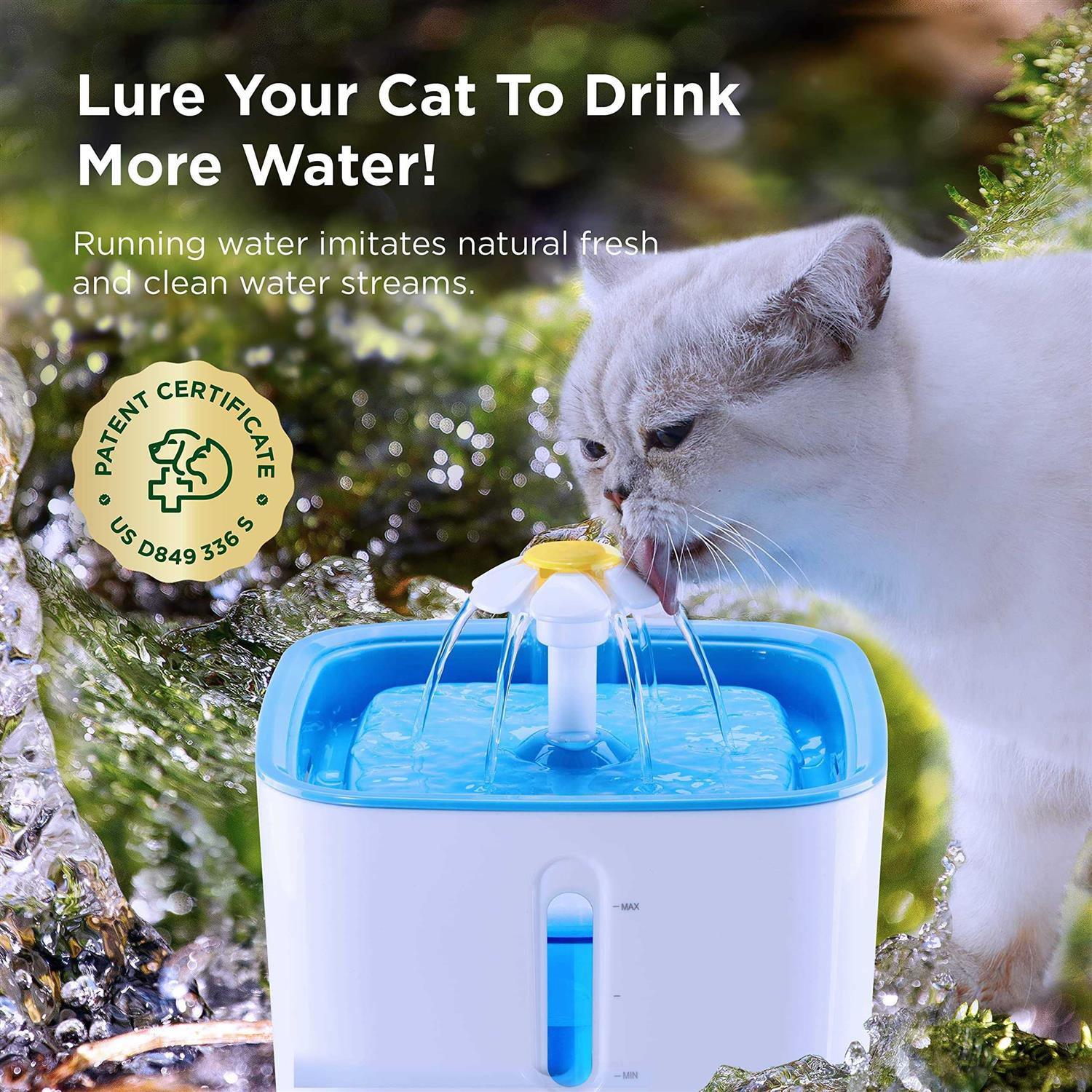 Alternative view of Ciays Cat Water Fountain Automatic Pet Water Fountain
