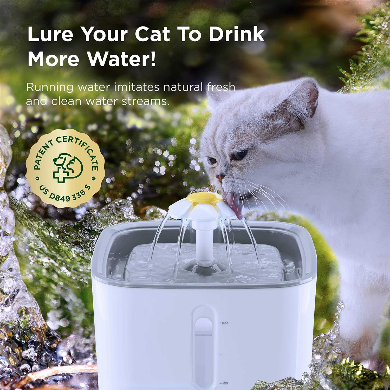 Alternative view of Ciays Cat Water Fountain Automatic Pet Water Fountain