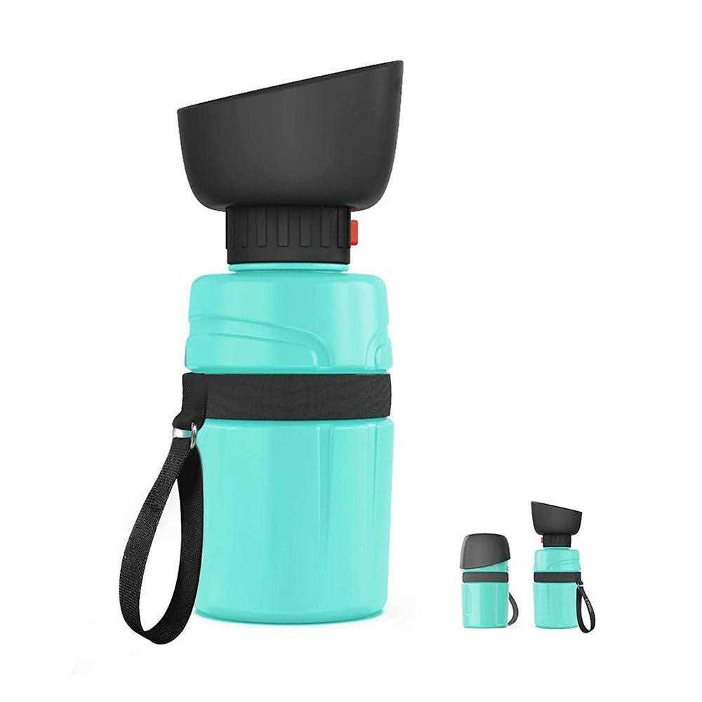 Gorilla Grip Leak Proof Portable Dog Water Bottle Multifunction Design with Bowl Cap