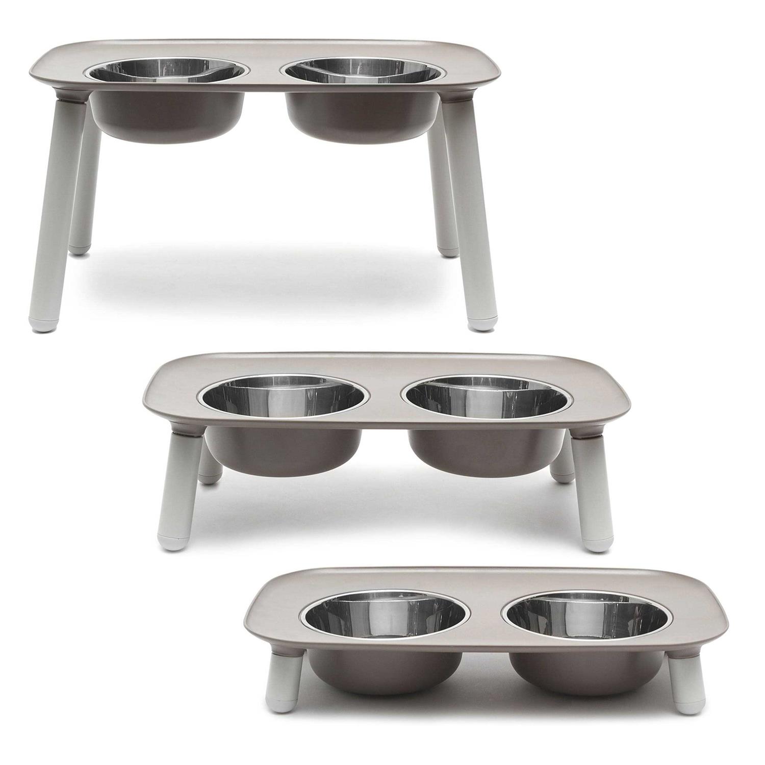 Alternative view of Messy Mutts Dog Double Feeder Elevated