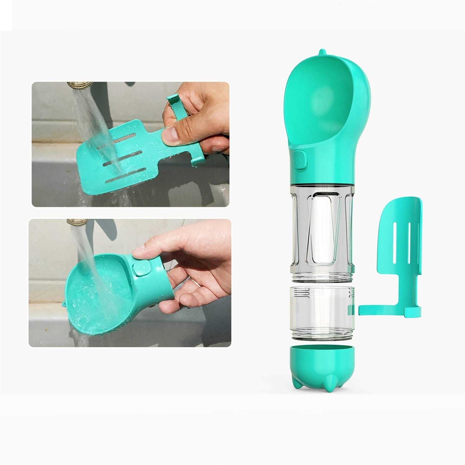 Alternative view of HANAMYA 3 in 1 Dog Travel Bottle Set, Drinking Feeder, Food Box and Trash Bag Storage