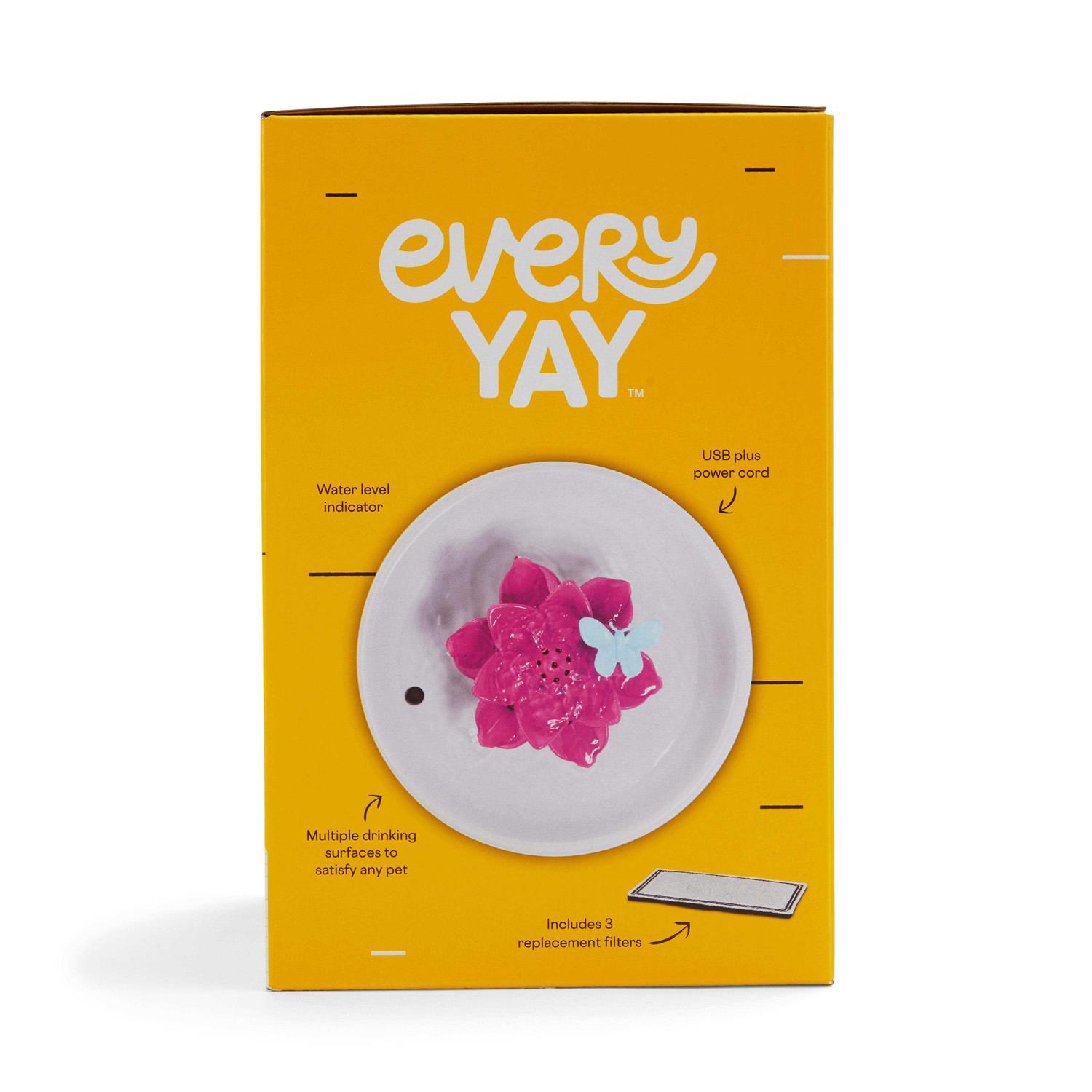 Alternative view of EveryYay Floral Top Cat Fountain 12 Cups