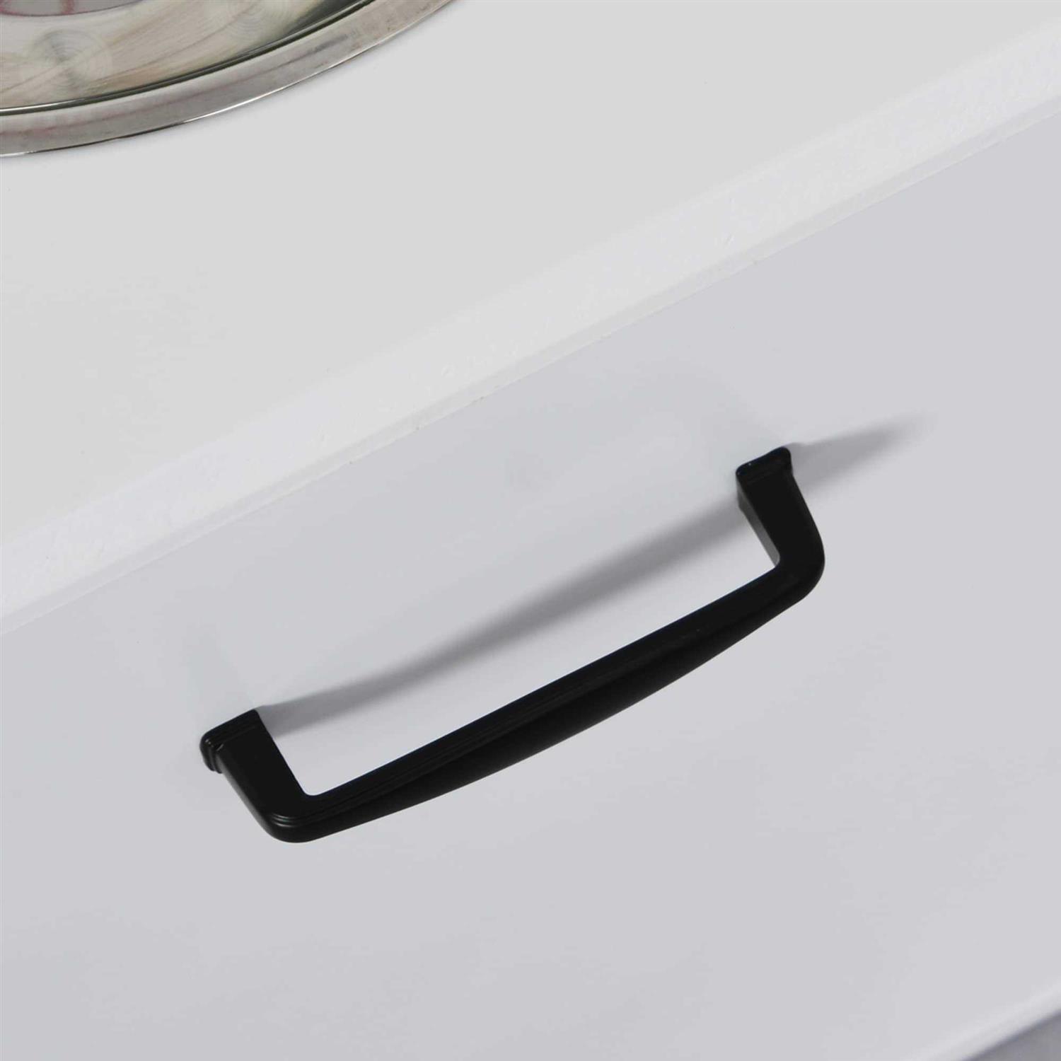 Alternative view of PawHut Raised Pet Feeding Storage Station with 2 Stainless Steel Bowls Base for Large Dogs and Other Large Pets