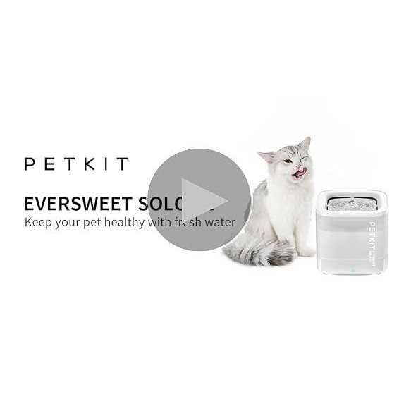 Alternative view of petkit new cat water fountain with wireless pump, Ultra quiet 65oz/1.85L pet water fountain for cats and Dogs Inside