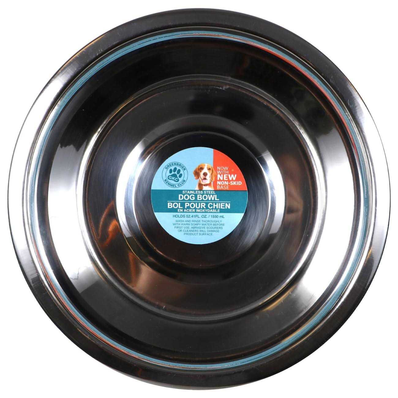 Alternative view of Greenbrier Kennel Club Large Stainless Steel Dog Bowls
