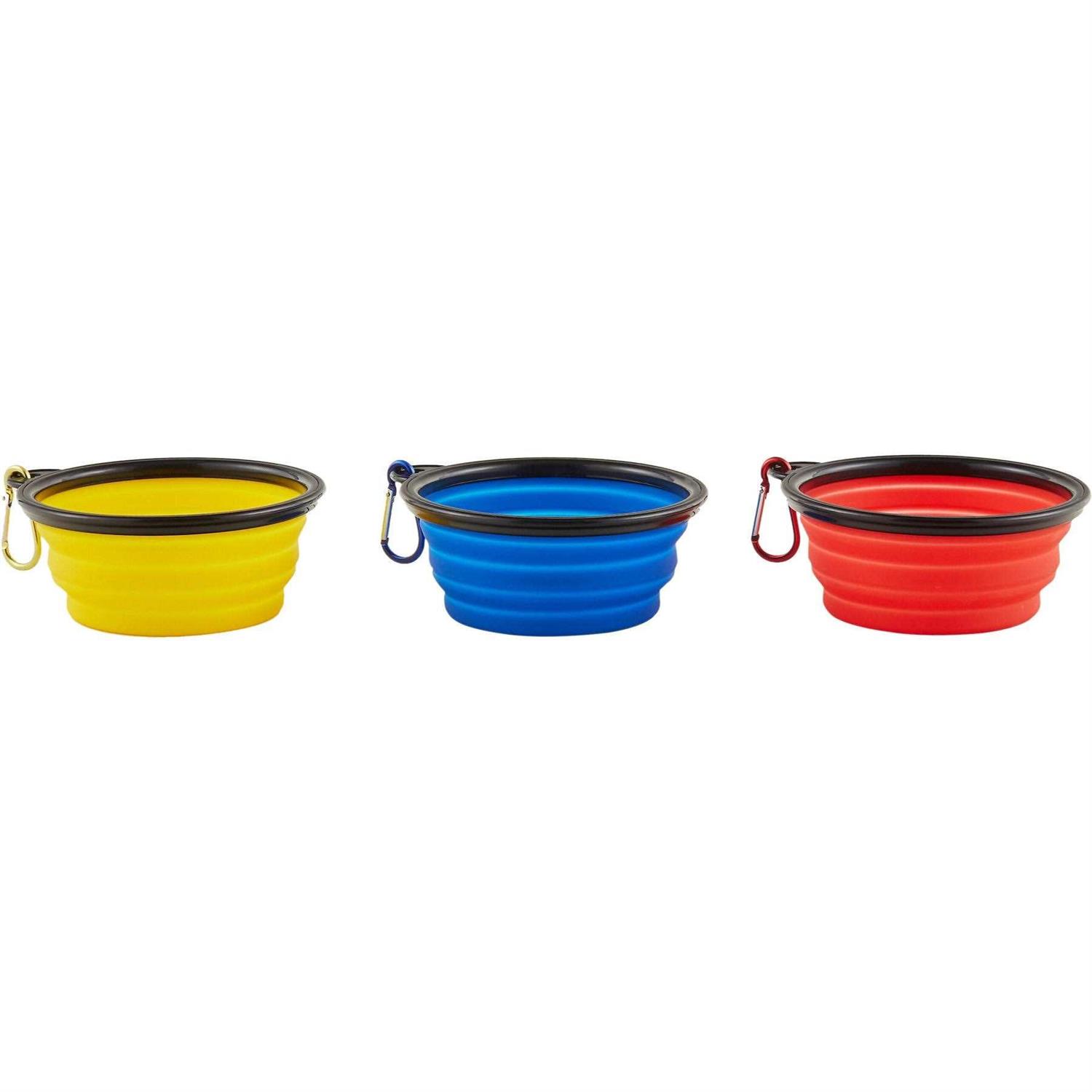 Mr. Peanut's 3 Pack Collapsible Silicone Travel Bowls