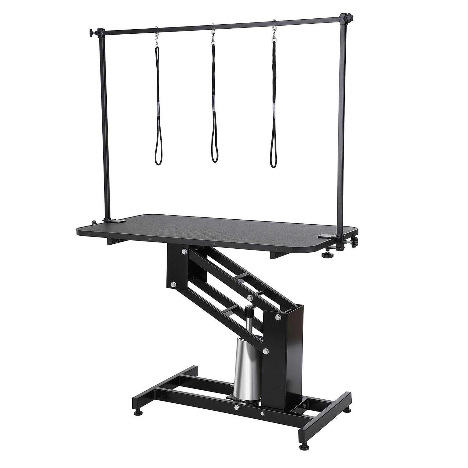 VEVOR 43 Hydraulic Pet Grooming Table Heavy Duty Dog Grooming Arm for Medium/ Small Dogs