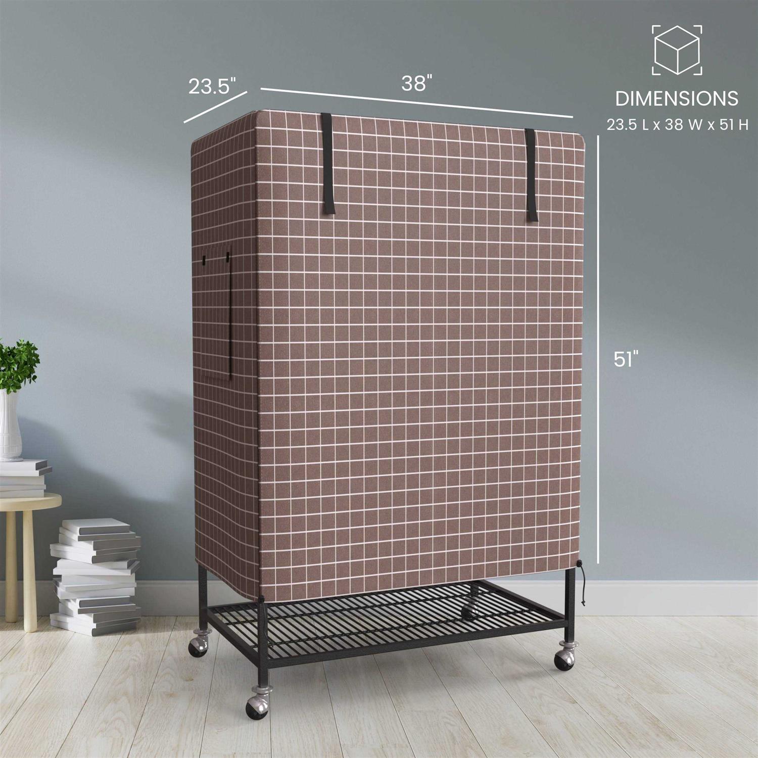 Alternative view of Knuti Universal Bird Cage Cover Good Night Blackout 51 inch x 38 inch x 23.5 inch inch Small Animal Cages Cover