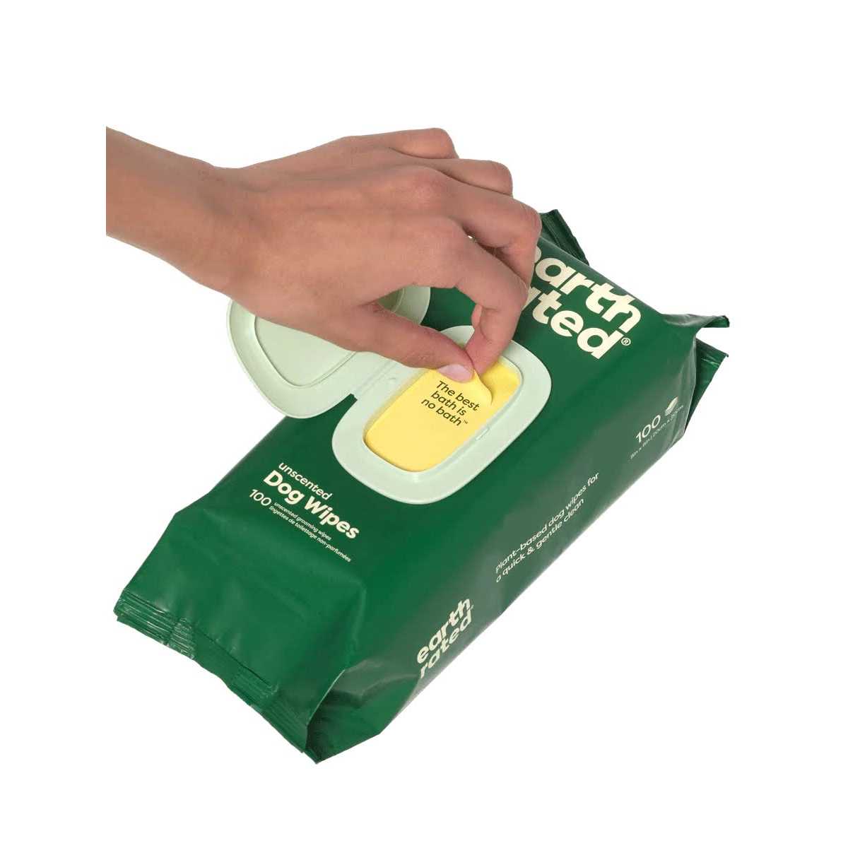 Alternative view of Earth Rated Dog Wipes