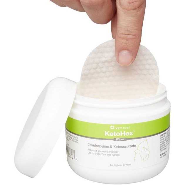 Alternative view of VetOne KetoHex Antiseptic Pet Wipes