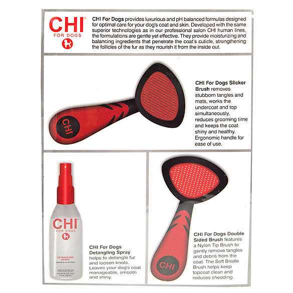 Alternative view of CHI Small Dog Detangling Kit