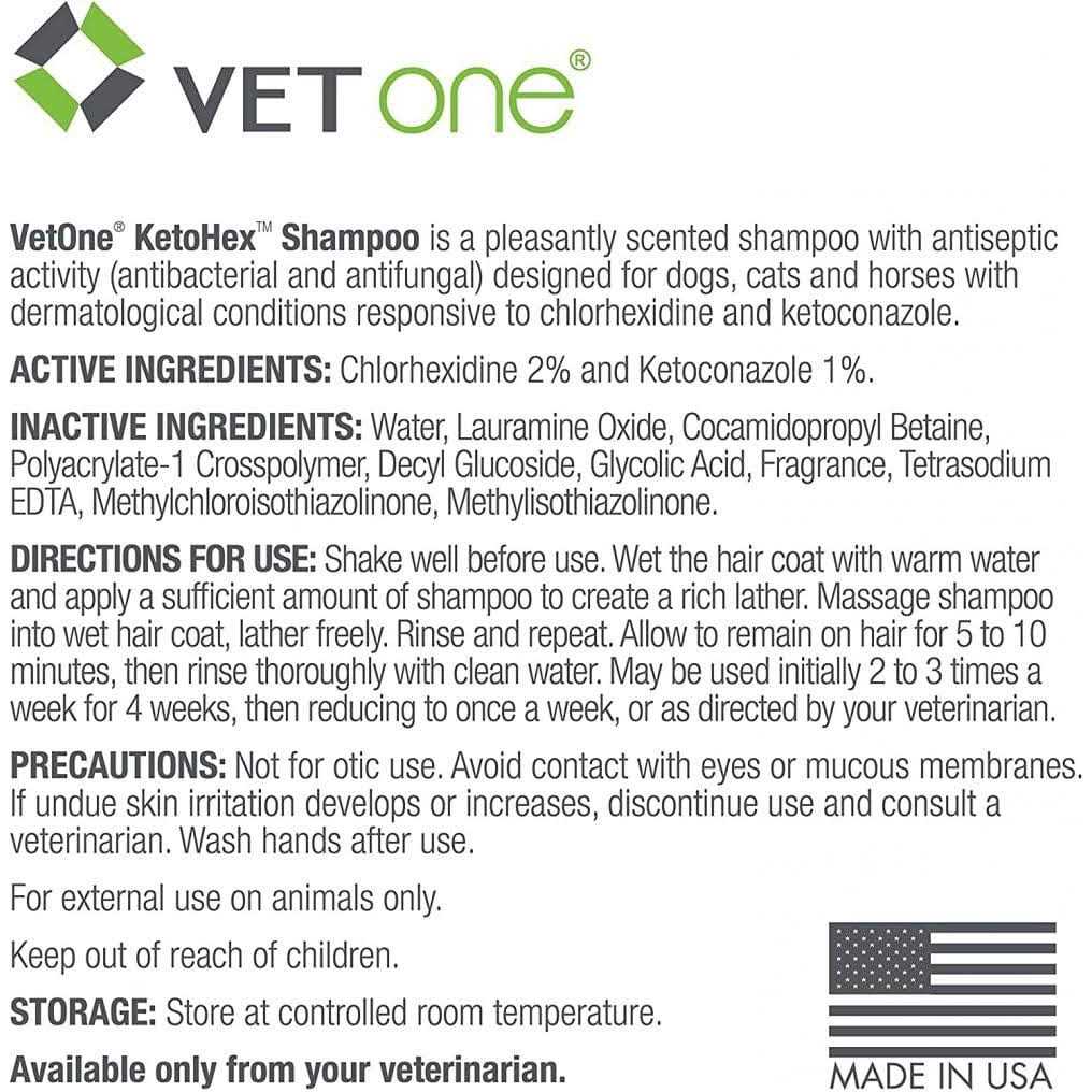 Alternative view of VetOne KetoHex Shampoo Bottle
