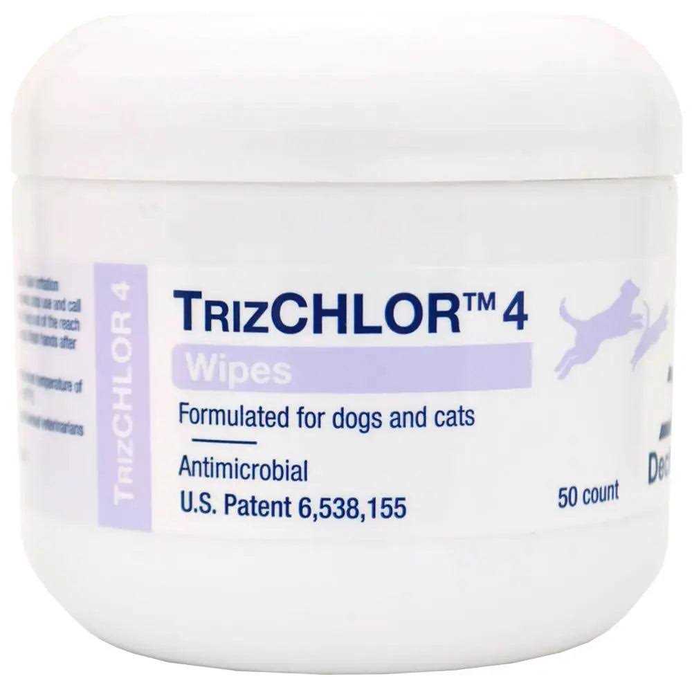 Dechra TrizCHLOR 4 Wipes for Dogs & Cats