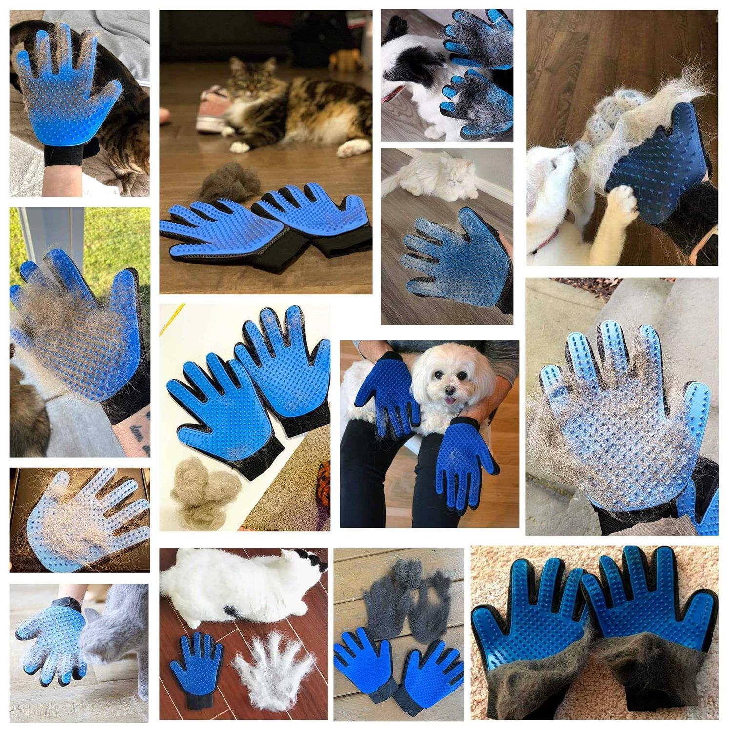 Alternative view of KENNELS & KATS Pet Grooming Gloves Deshedding Glove for Easy Mess-Free Grooming