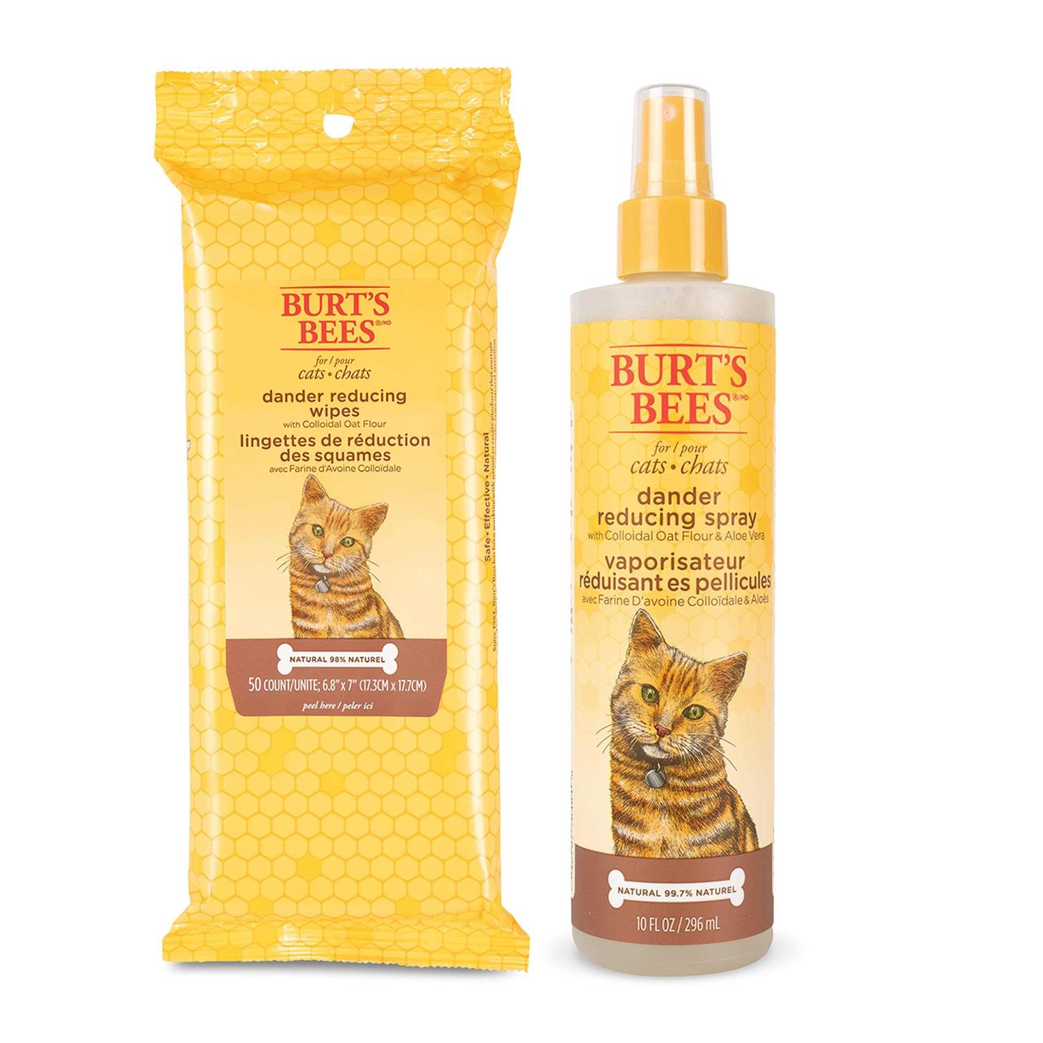 Burt's Bees Dander Reducing Wipes for Cats